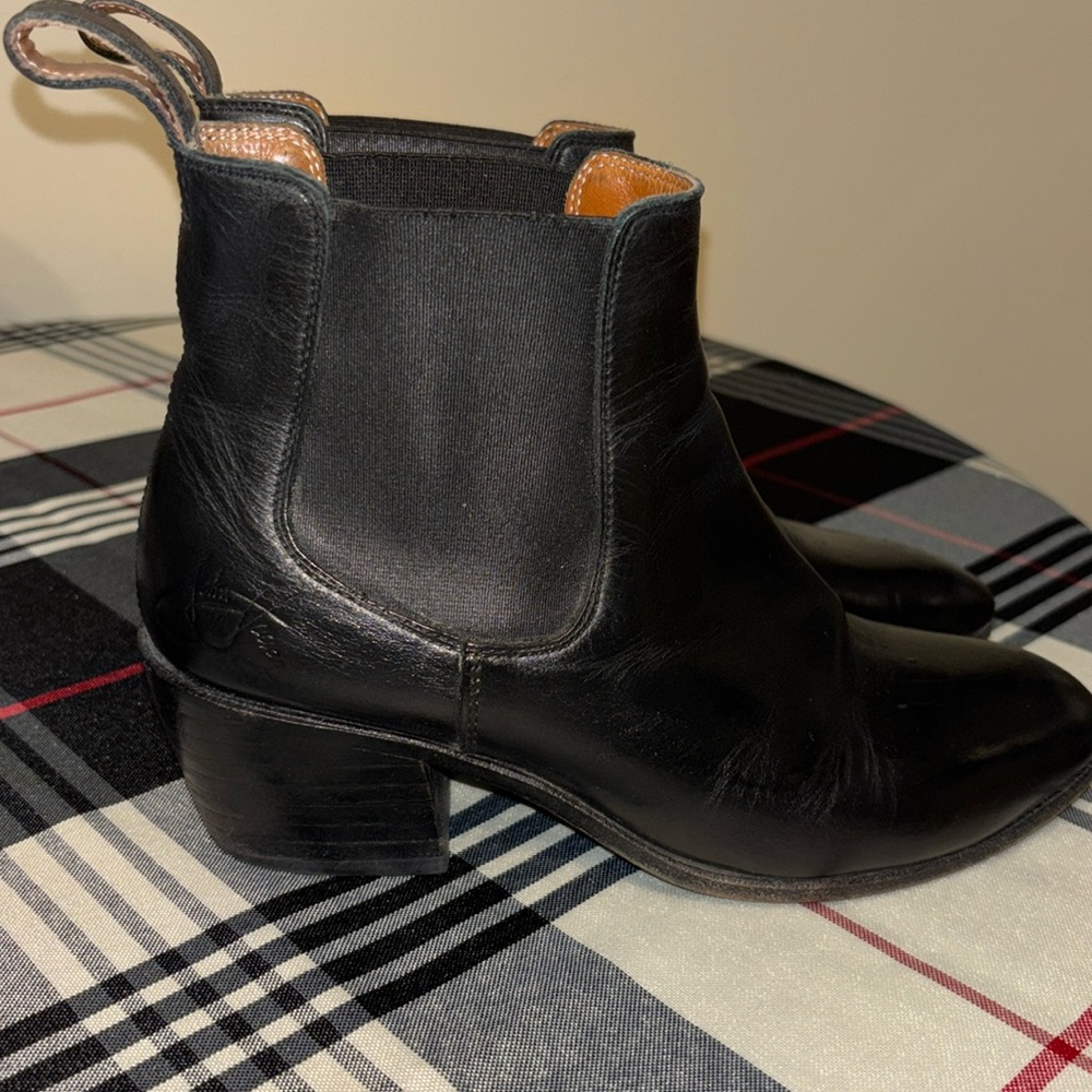 Black Booties. John Fluevog